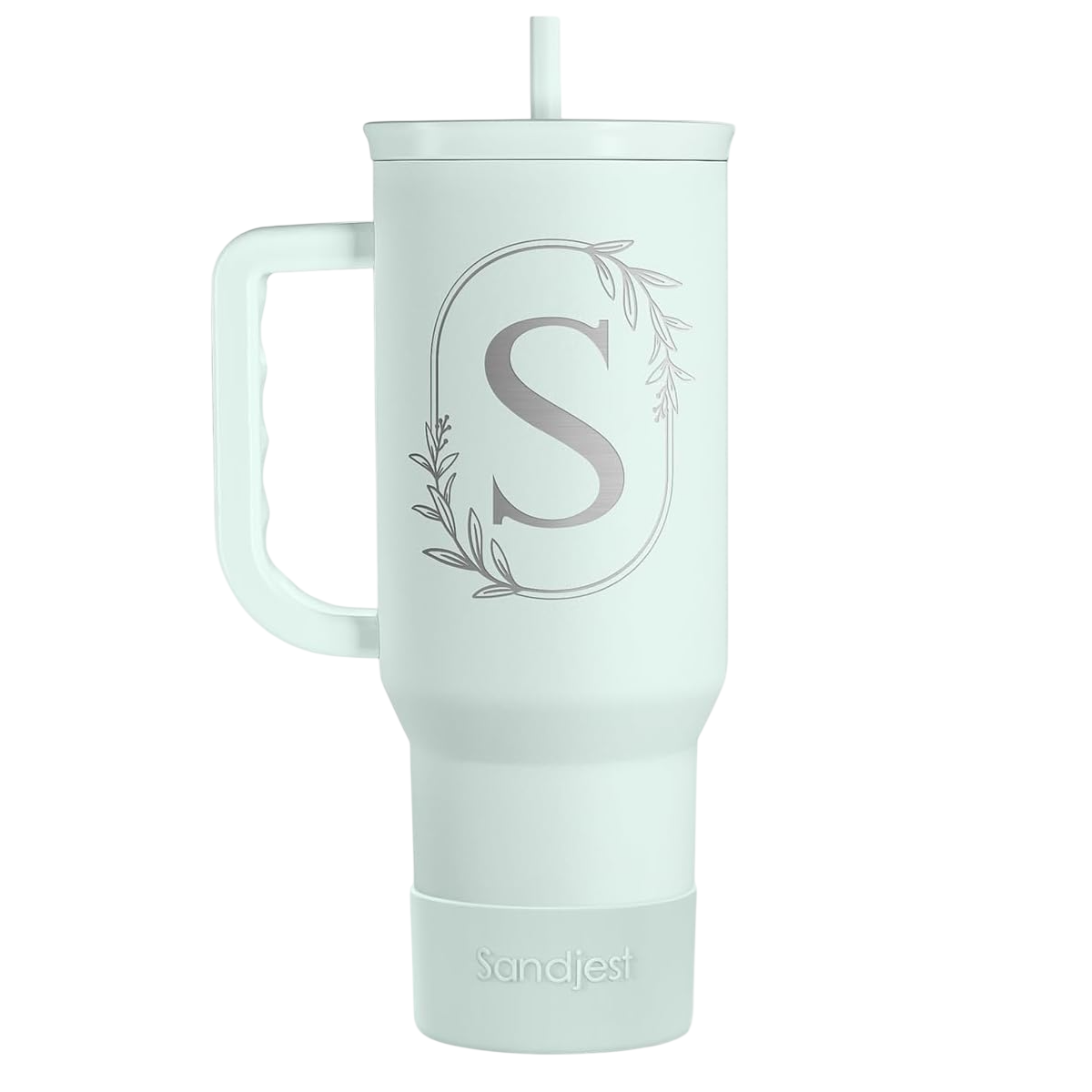Mint Monogram Slidemate | Slider Tumbler with Handle 40oz