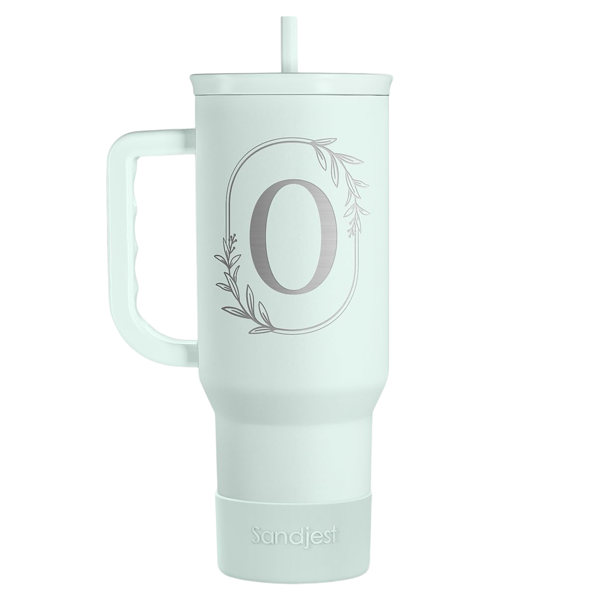 Mint Monogram Slidemate | Slider Tumbler with Handle 40oz
