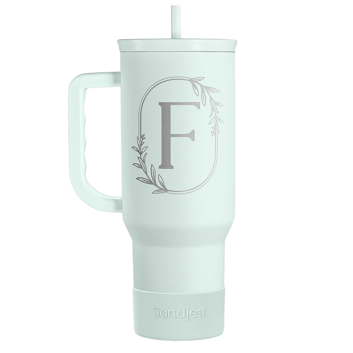 Mint Monogram Slidemate | Slider Tumbler with Handle 40oz