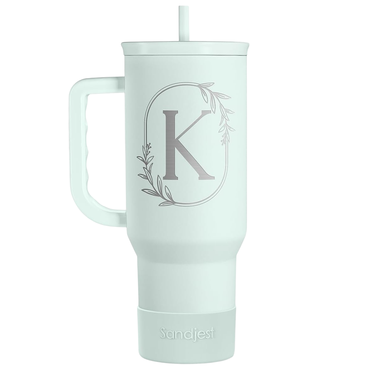 Mint Monogram Slidemate | Slider Tumbler with Handle 40oz