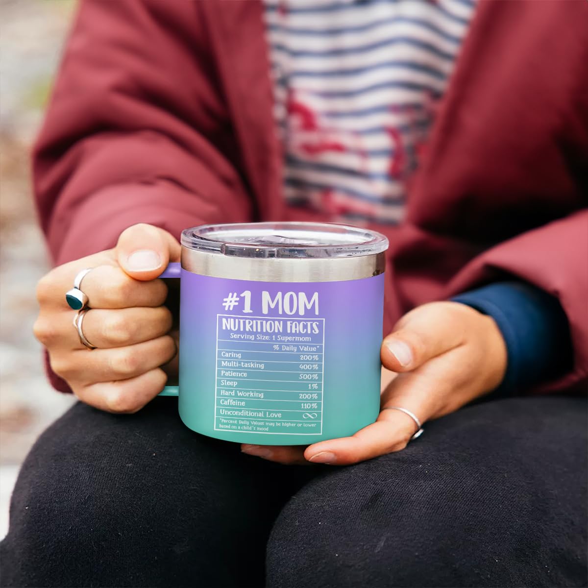 Purple Best Mom Ever Mug 14oz