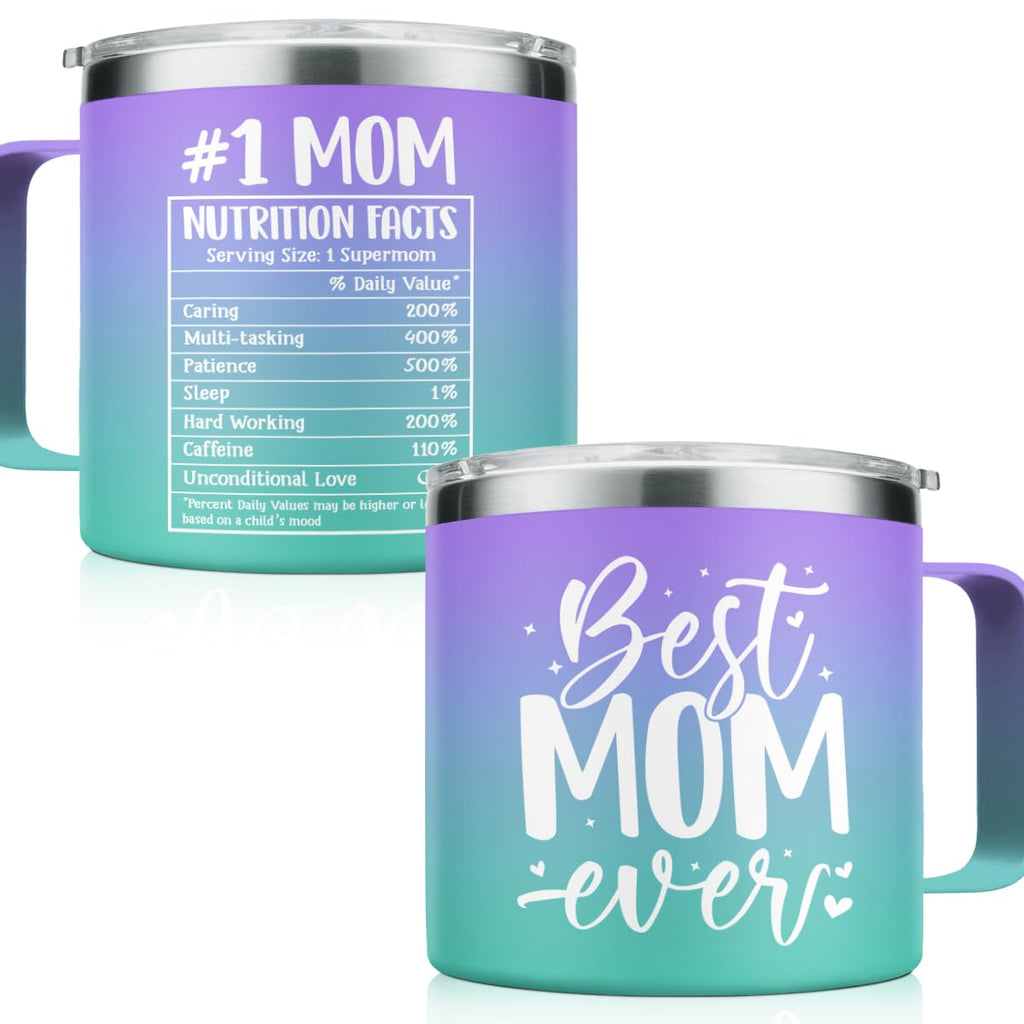 Purple Best Mom Ever Mug 14oz
