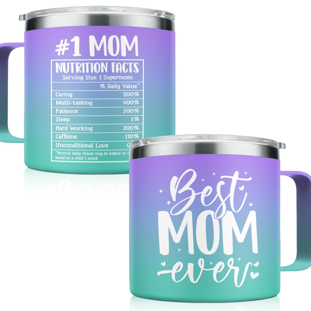 Purple Best Mom Ever Mug 14oz