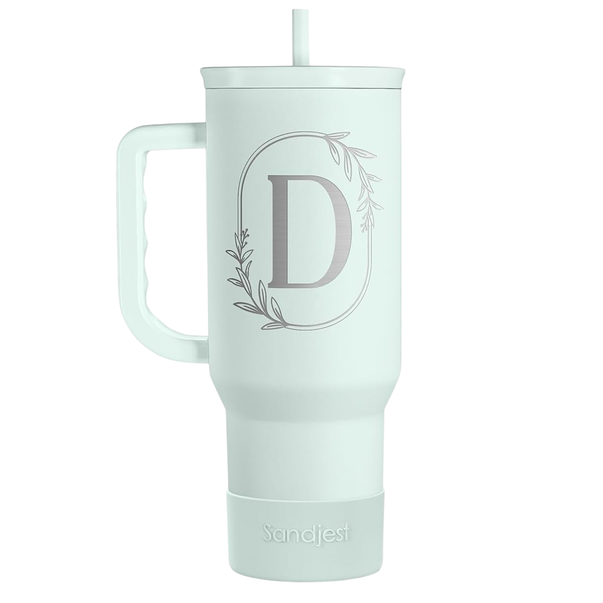 Mint Monogram Slidemate | Slider Tumbler with Handle 40oz
