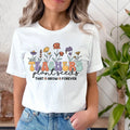 Sandjest Teacher T-Shirt Teachers Plant Seeds Vintage Style Gift for Women Girl Friend