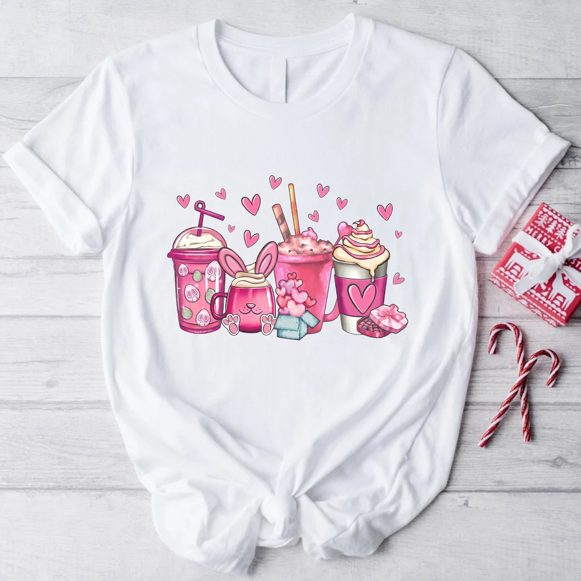 Sandjest Womens Valentines Day Shirt, Valentine Coffee Tshirt, Womens Valentines Day Shirt, Valentines Day Shirt, Valentines Tee