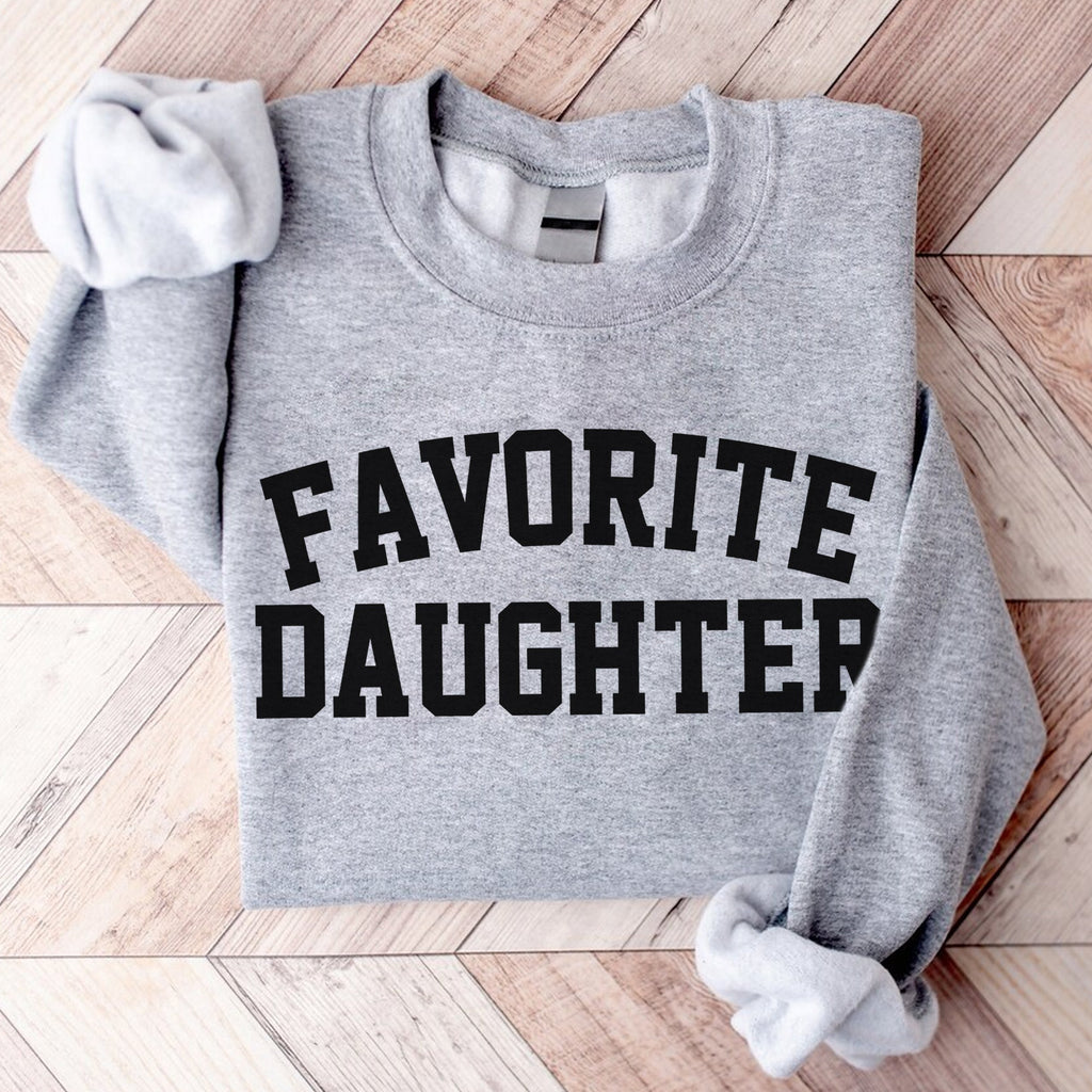 Sandjest Daughters T-Shirt Favorite Daughter Gift for Women Girl Friends