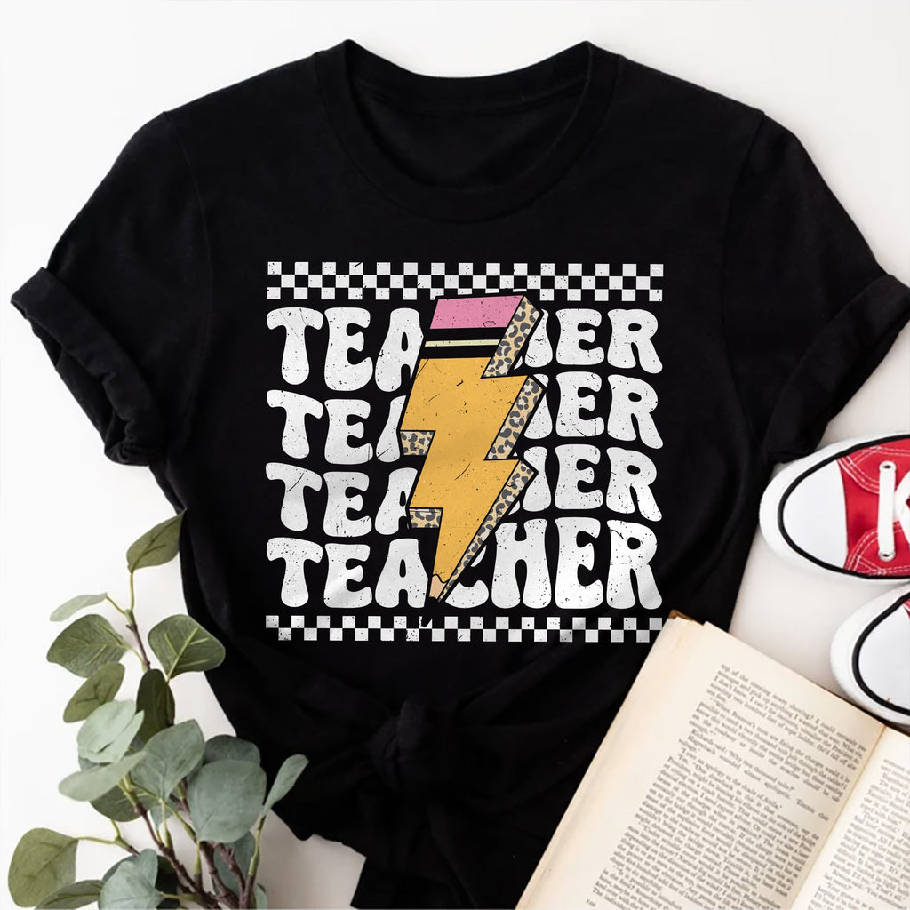 Sandjest Teacher T-Shirt It¡¯s a Beautiful Day for Learning Gift for Teachers Professors