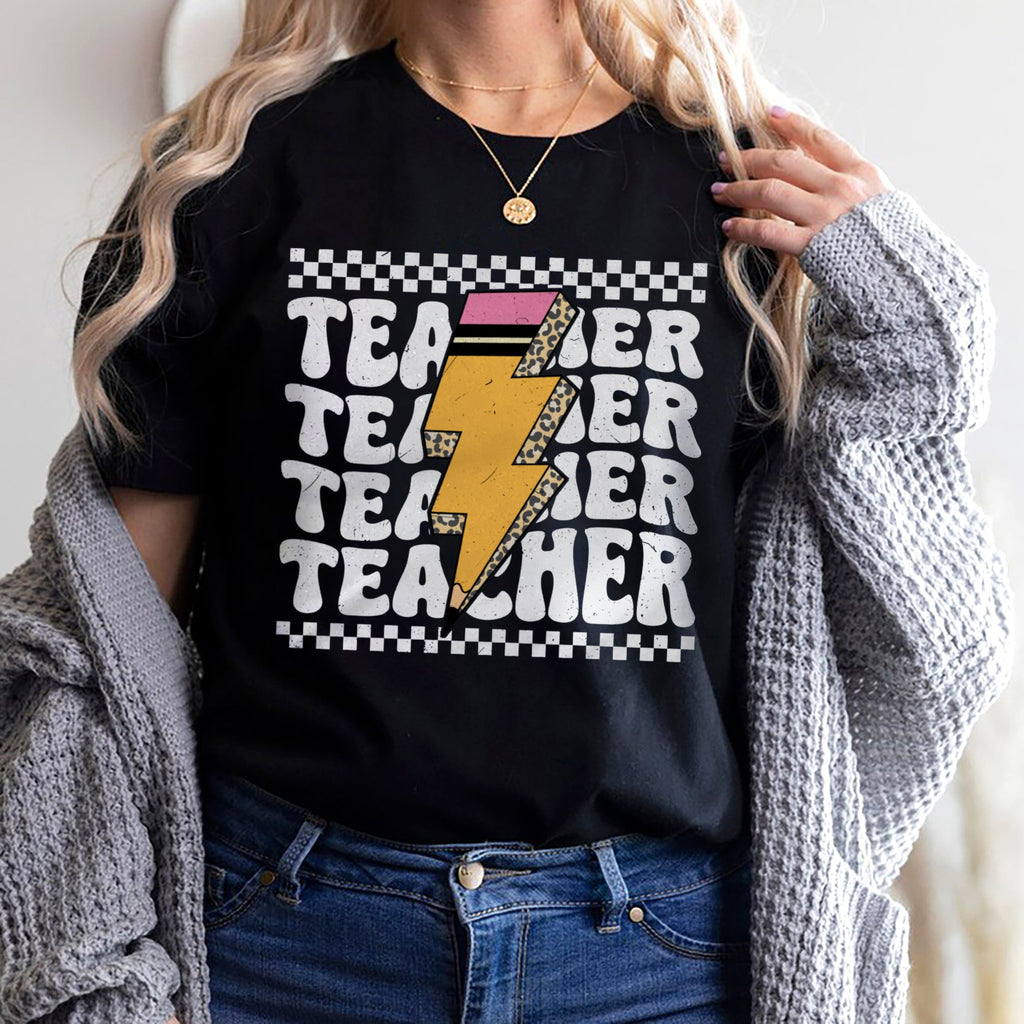 Sandjest Teacher T-Shirt It¡¯s a Beautiful Day for Learning Gift for Teachers Professors