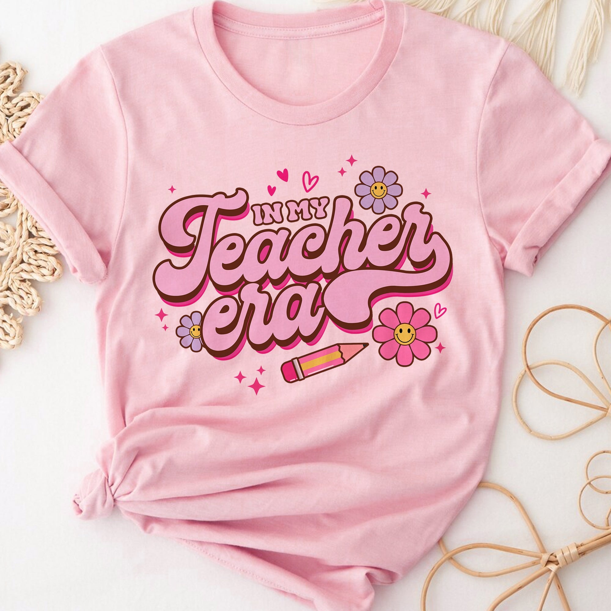 Sandjest Teacher T-Shirt Teacher Era Gift for Teacher Professor