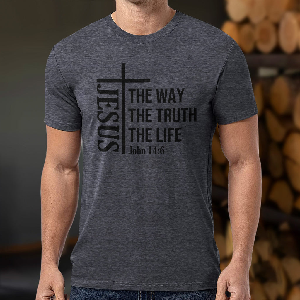 Sandjest Christian Shirt Bible Quote Gift for Christians Jesus Lovers Bible Lover