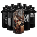 Brown Hunting Chug Lid Water Bottle 32oz