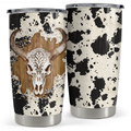 Cow Stainless Steel Curved Tumbler 20oz