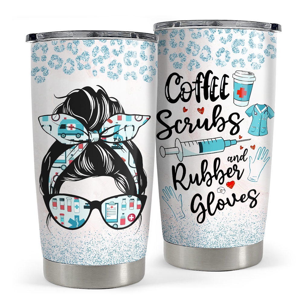 Grey Nurse Stainless Steel Curved Tumbler 20oz