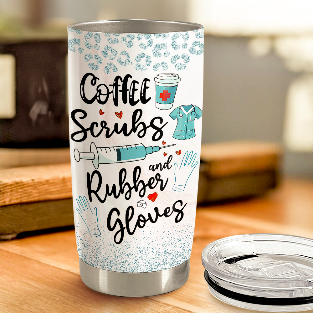 Grey Nurse Stainless Steel Curved Tumbler 20oz
