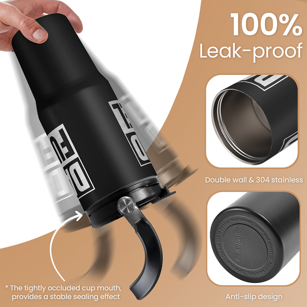 Dad Fuel Flip Straw Tumbler with Handle 30oz