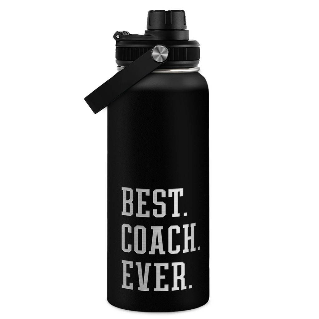 Black Coach Chug Lid Water Bottle 32oz
