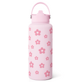Pink Daisy SipChic | Straw Lid Water Bottle 32oz