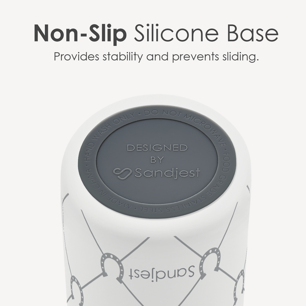 Grey Horse VividPop | Push-button Lid Water Bottle 32oz