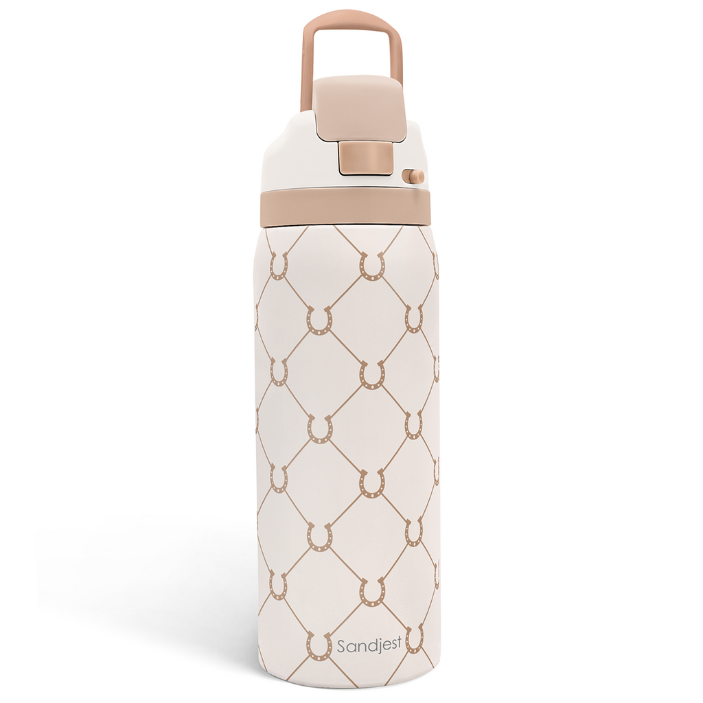 Brown Horse VividPop | Push-button Lid Water Bottle 32oz