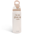 Brown Inspiration VividPop | Push-button Lid Water Bottle 32oz
