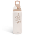Brown Christian VividPop | Push-button Lid Water Bottle 32oz
