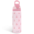 Pink Cherry VividPop | Push-button Lid Water Bottle 32oz