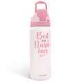 Pink Nurse VividPop | Push-button Lid Water Bottle 32oz