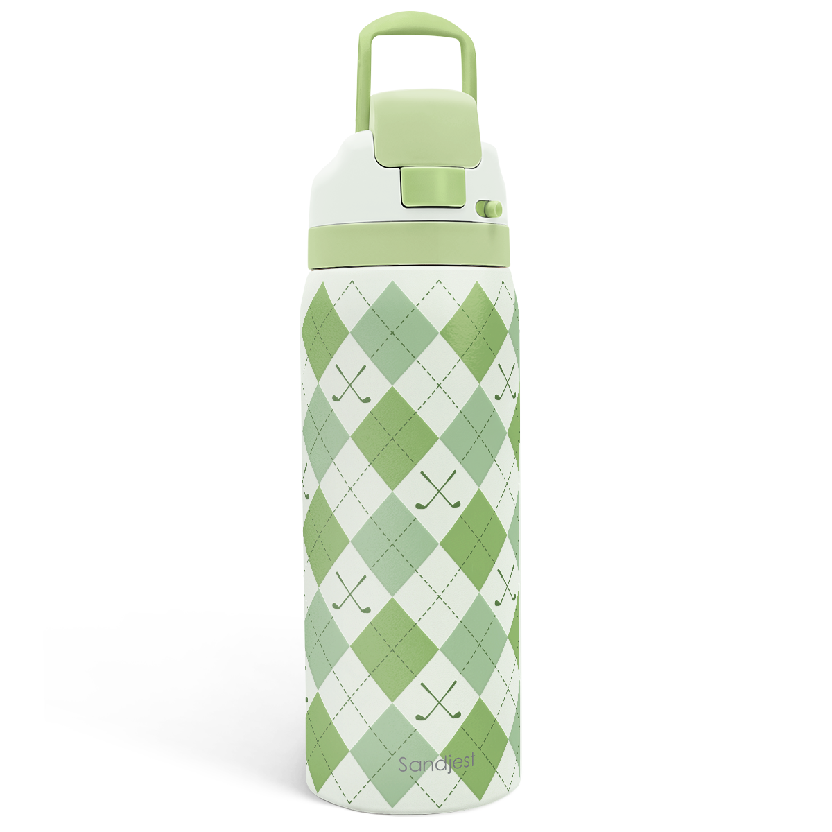 Green Golf VividPop | Push-button Lid Water Bottle 32oz