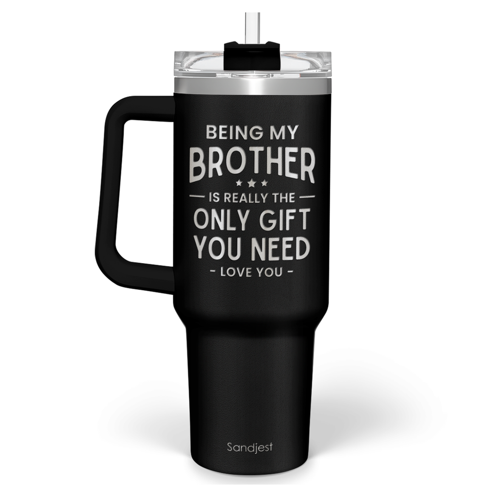 Black Brother Quencher Tumbler with Handle 40oz