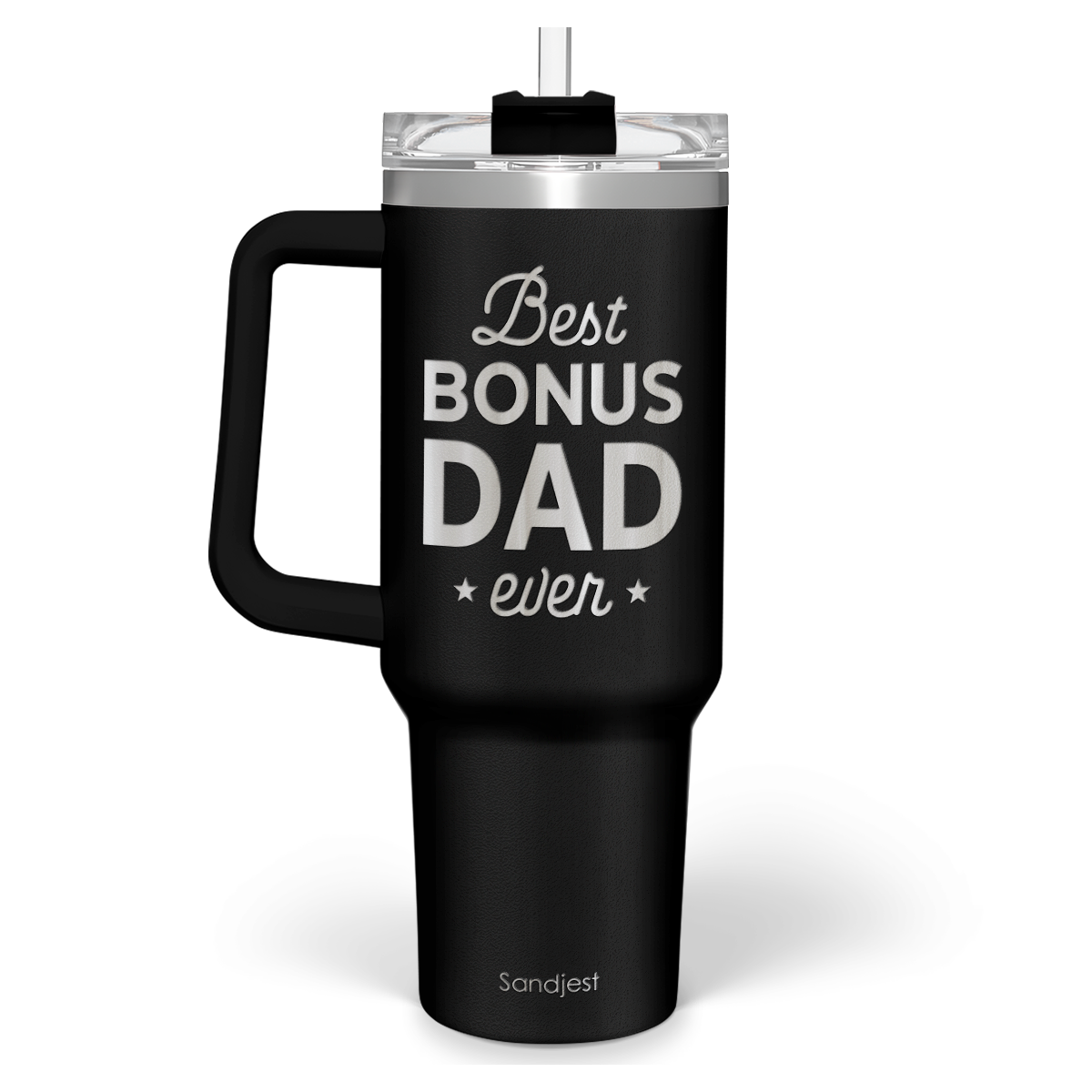 Bonus Dad Quencher Tumbler with Handle 40oz