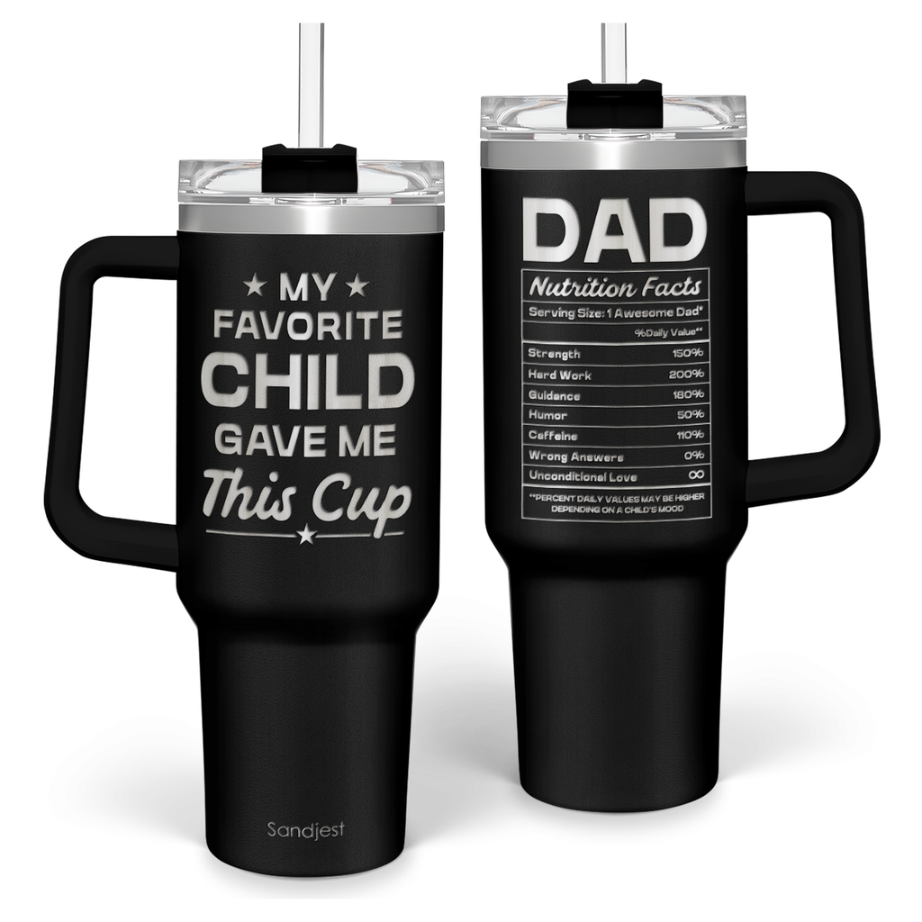 Dad Quencher Tumbler with Handle 40oz