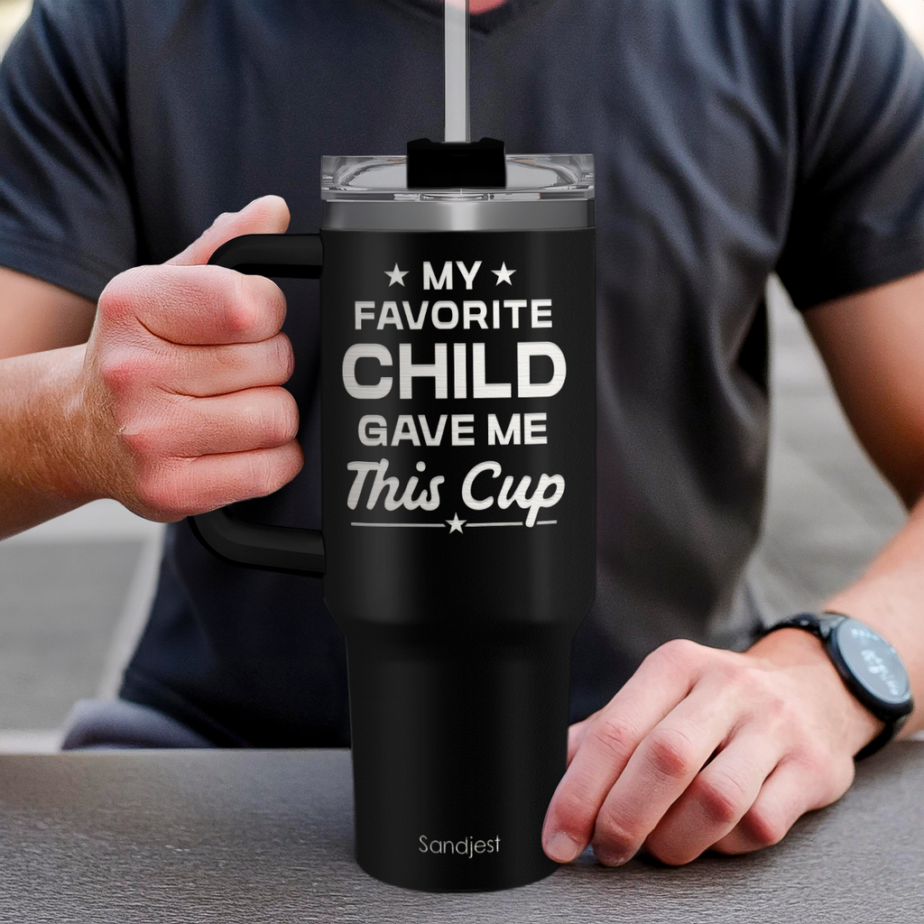 Dad Quencher Tumbler with Handle 40oz