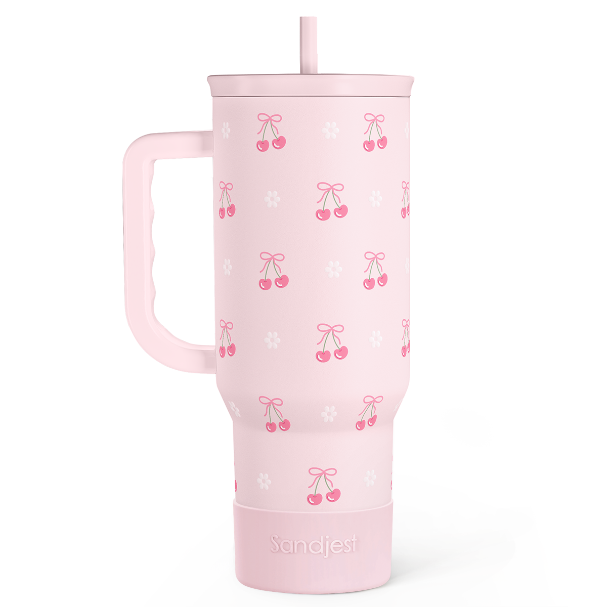 Pink Cherry Slidemate | Slider Tumbler with Handle 40oz