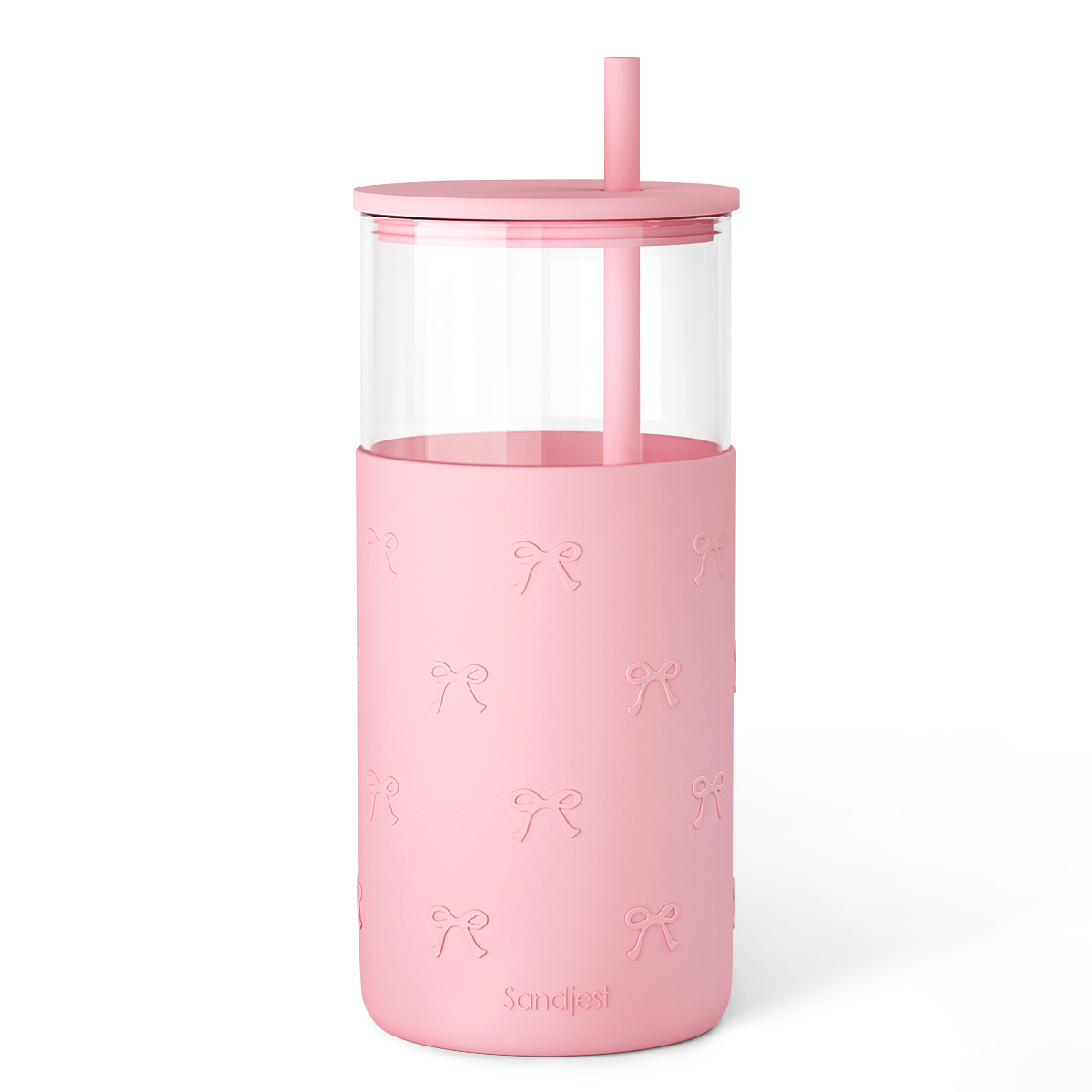 SipEssence Glass Tumbler with Silicone Sleeve 20oz