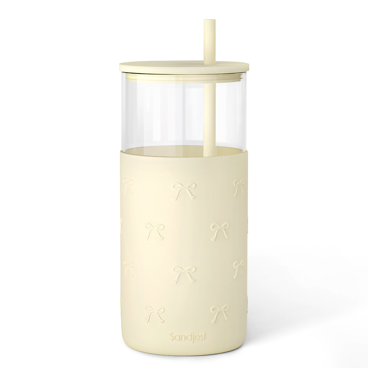 SipEssence Glass Tumbler with Silicone Sleeve 20oz