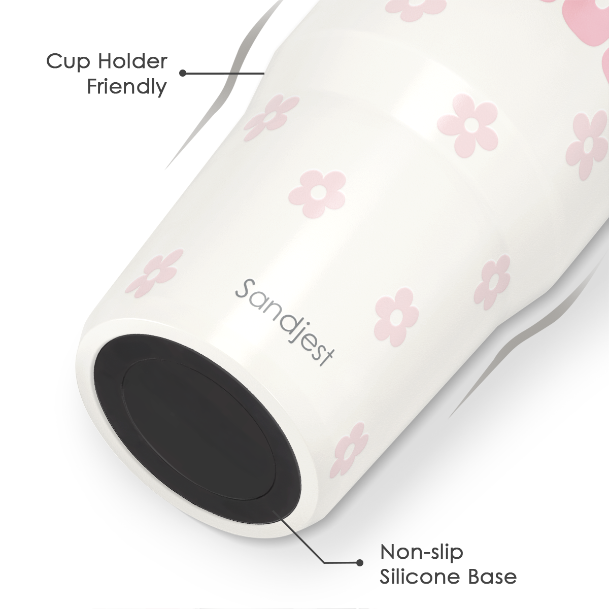 Pink Cool Mom Club TintFlip | Straw Lid Tumbler with Carry Handle 30oz
