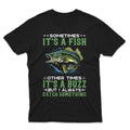 Fishing, Husband, Brothers, Dad, Boyfriend, Birthday, Father's Day, Funny T-shirt, T-Shirts For Men, Black, S