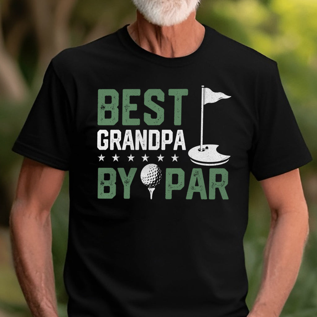 Goft, Sport Lovers, Grandpa, Grandparents, Father's Day, T-shirts For Men, Black, S