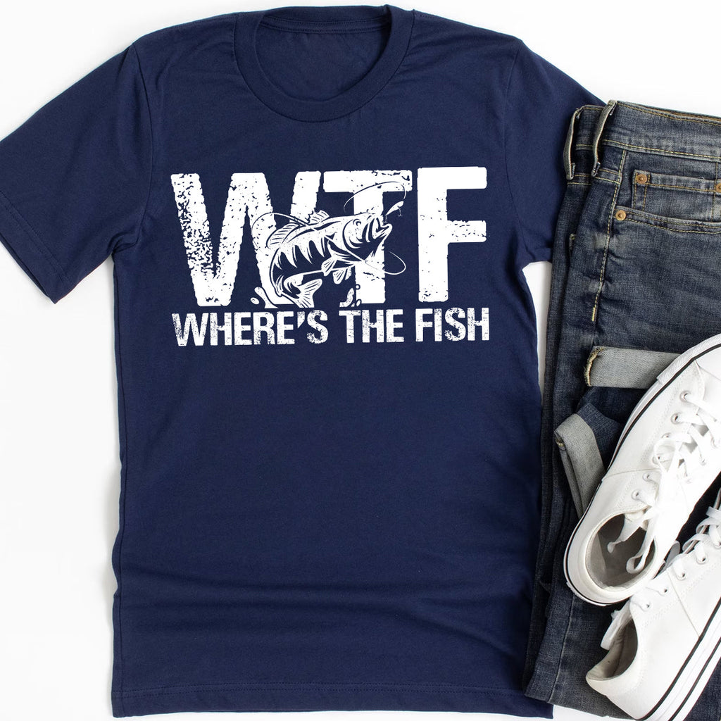 Fishing, Dad, Grandpa, Grandparents, Father's Day, Cotton, Funny T-Shirts, T-shirts For Men, Black, S