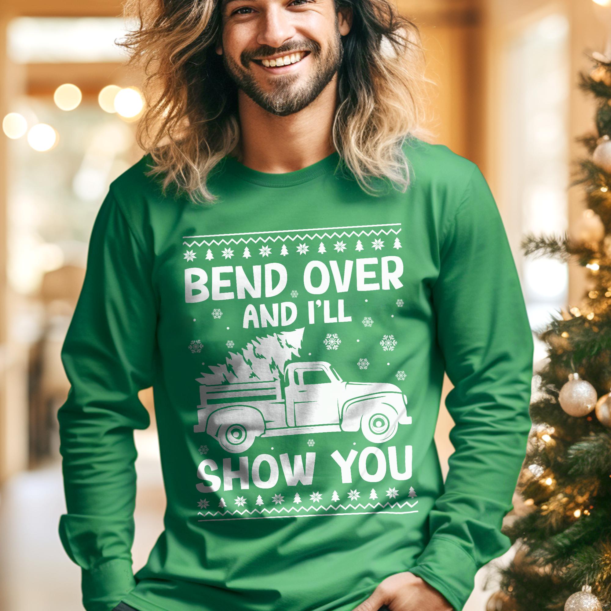 Sandjest Christmas Funny Sweatshirt Gifts for Couple Husband Wife Girlfriend Boyfriend