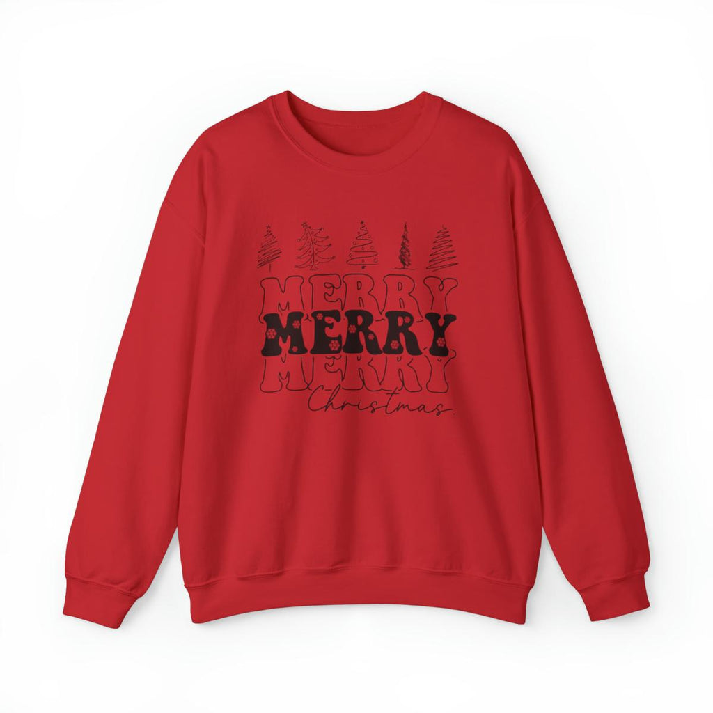 Sandjest Merry Christmas Crewneck Sweatshirt Xmas Gift for Friend Women Men Boy Girl
