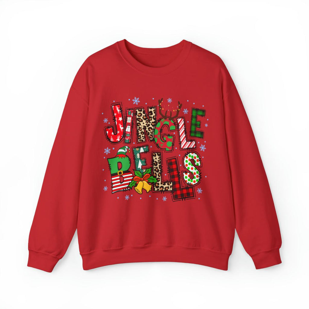Sandjest Jingle Bell Crewneck Sweatshirt Christmas Gift for Women Girl Friends