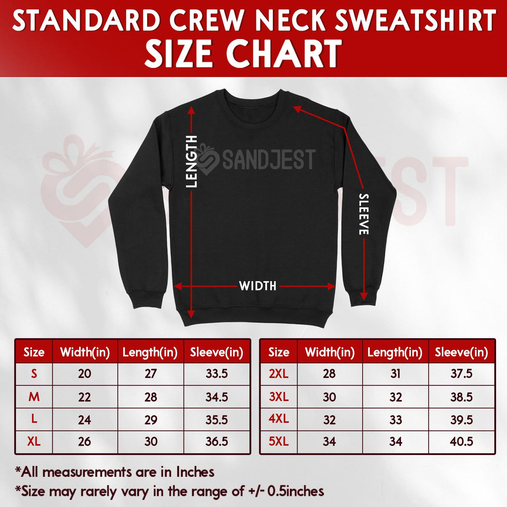 Sandjest Christmas Funny Sweatshirt Gifts for Couple Husband Wife Girlfriend Boyfriend