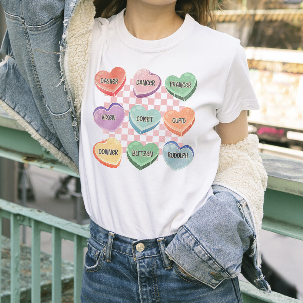 Personalized Christmas T-Shirt Custom Kids Name