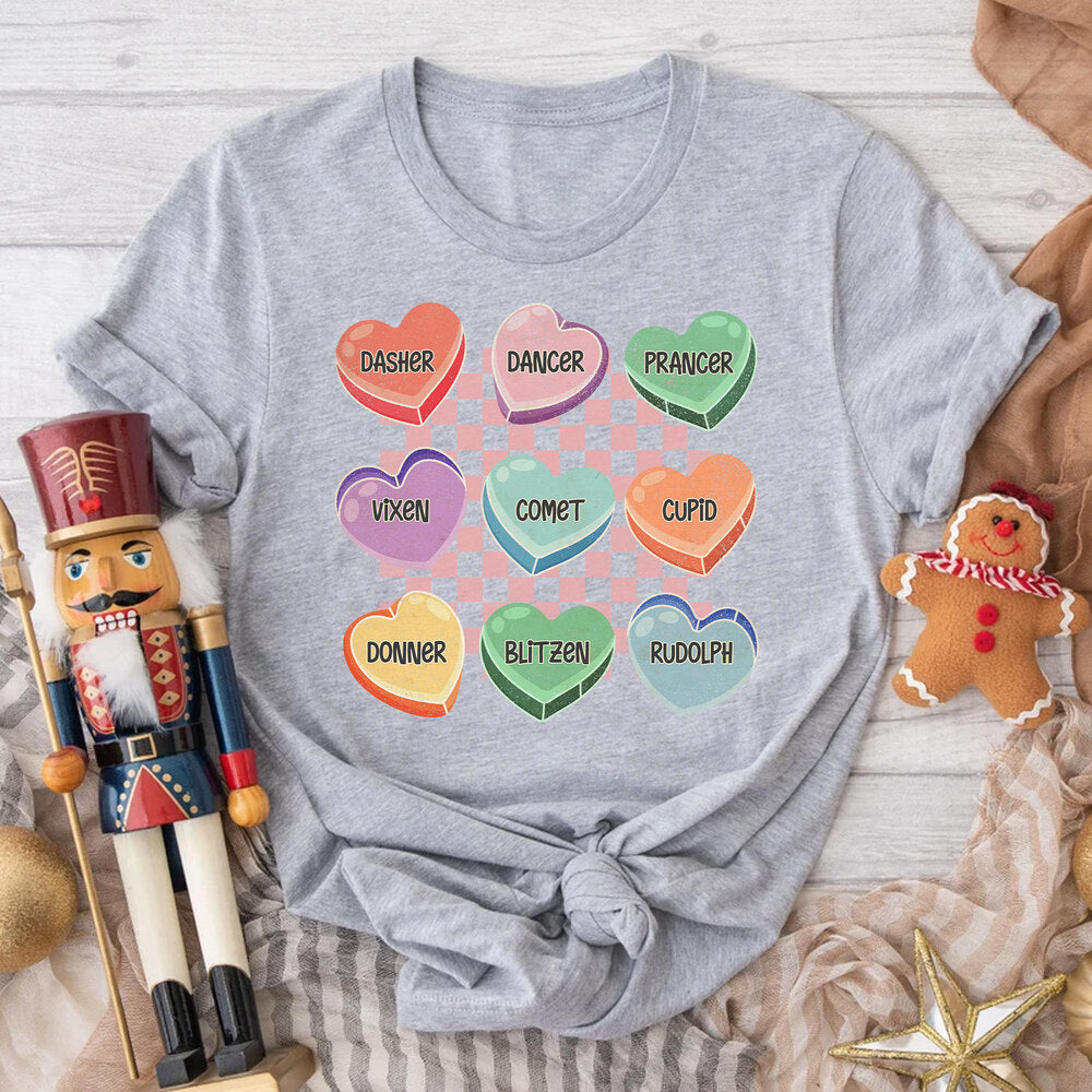 Personalized Christmas T-Shirt Custom Kids Name
