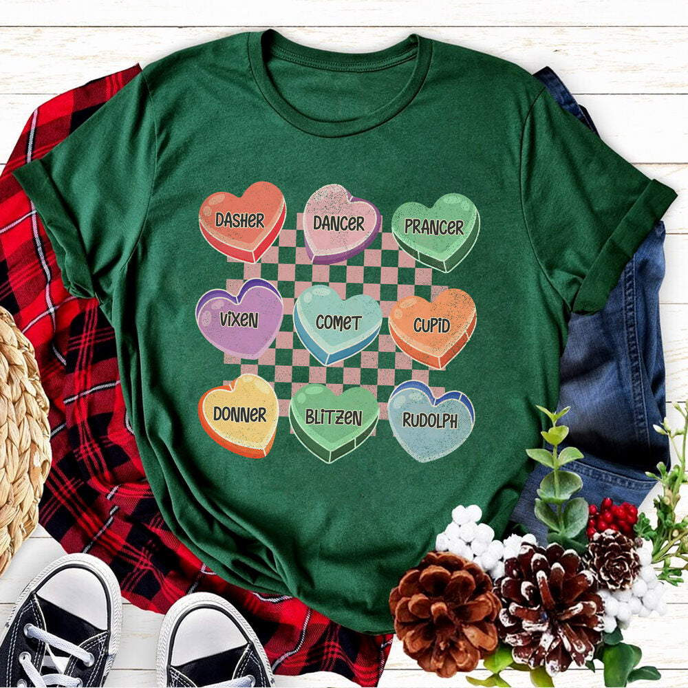 Personalized Christmas T-Shirt Custom Kids Name