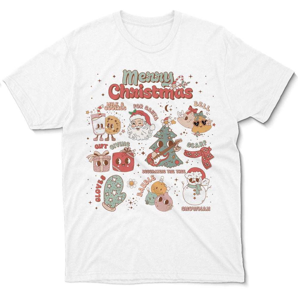 Personalized Christmas T-Shirt Custom Santa Gift