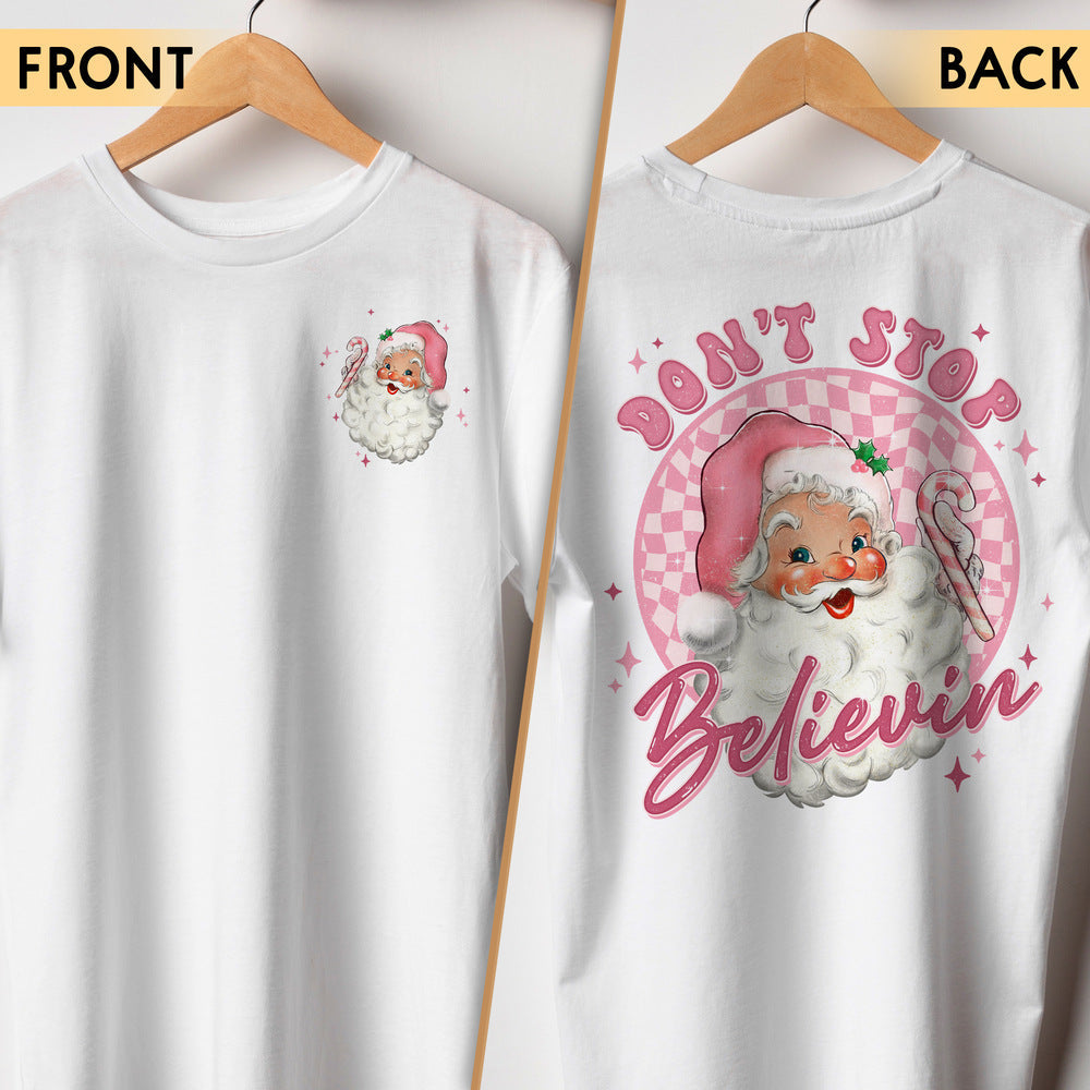 Personalized Christmas T-Shirt Don't Stop