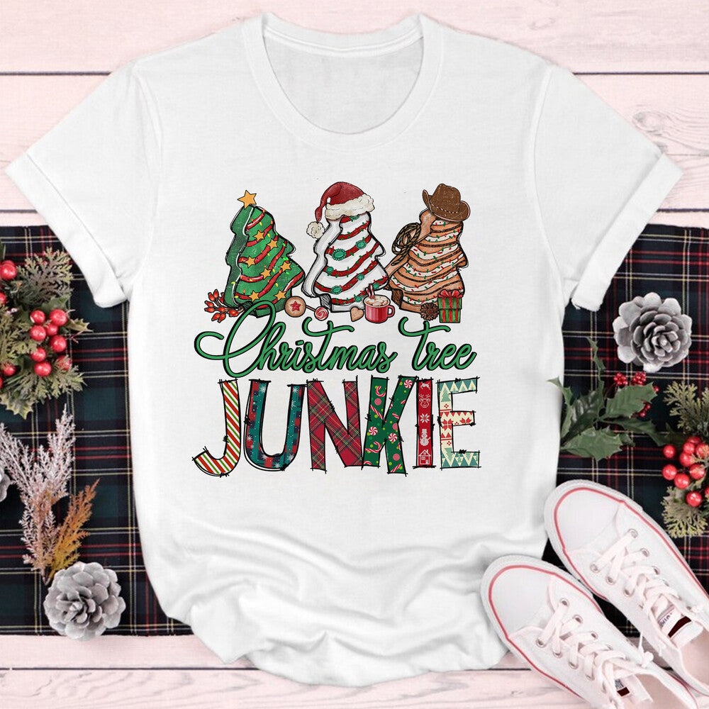 Personalized Christmas T-Shirt Junkie